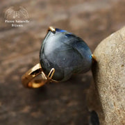 Bague "Reflet" en Labradorite | Bagues | pierre naturelle bijoux