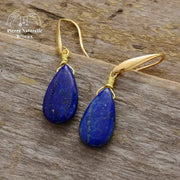 Boucles d'oreilles "Intégrité" en Lapis-lazuli | Boucles d'Oreilles | pierre naturelle bijoux