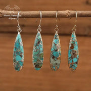 Boucles d'oreilles "Immunité" en Turquoise | Boucles d'Oreilles | pierre naturelle bijoux