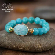 Bracelet "Authenticité" en Amazonite | Bracelets | pierre naturelle bijoux