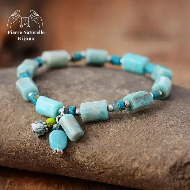Bracelet "Omoroca" en Amazonite | Bracelets | pierre naturelle bijoux