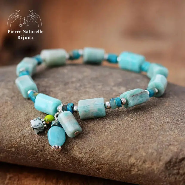 Bracelet "Omoroca" en Amazonite | Bracelets | pierre naturelle bijoux