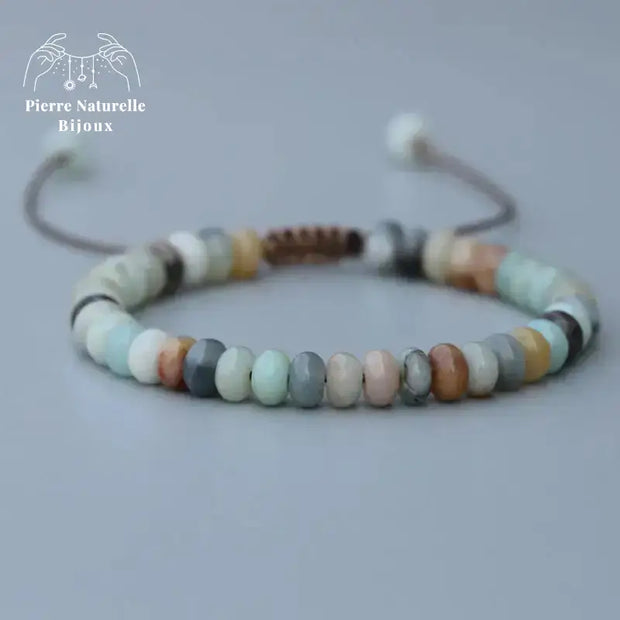 Bracelet "Positif" en Amazonite | Bracelets | pierre naturelle bijoux