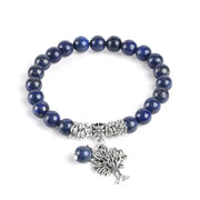 Bracelet charm "Arbre de vie" en Lapis-lazuli | Bracelets | pierre naturelle bijoux