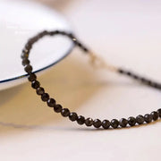 Bracelet fin en Obsidienne | Bracelets | pierre naturelle bijoux