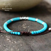 Bracelet fin en Turquoise | Bracelets | pierre naturelle bijoux