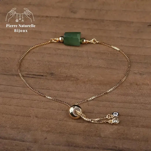 Bracelet "Autosuffisance" en Jade | Bracelets | pierre naturelle bijoux