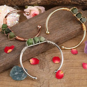 Bracelet cuivre en Jade | Bracelets | pierre naturelle bijoux
