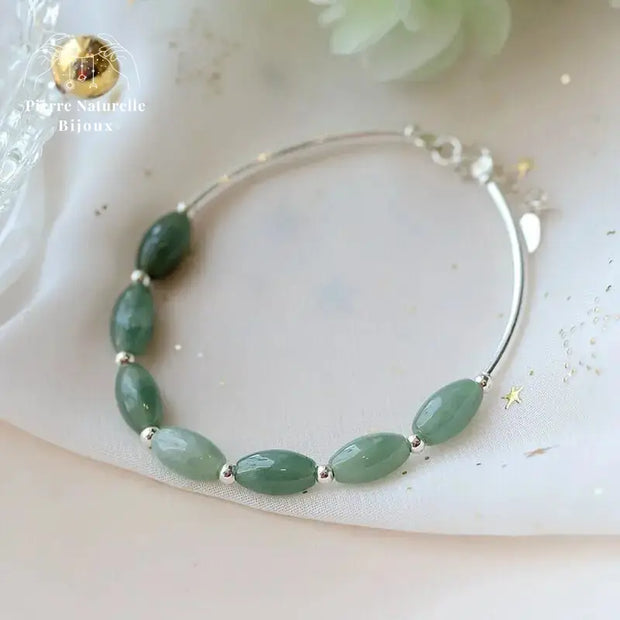 Bracelet "Eternité" en Jade | Bracelets | pierre naturelle bijoux