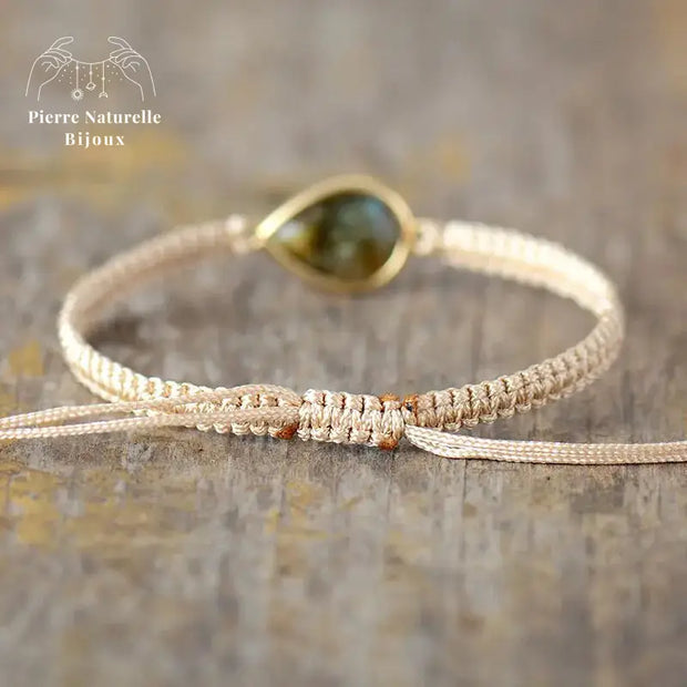 Bracelet "Absorption " en Labradorite | Bracelets | pierre naturelle bijoux