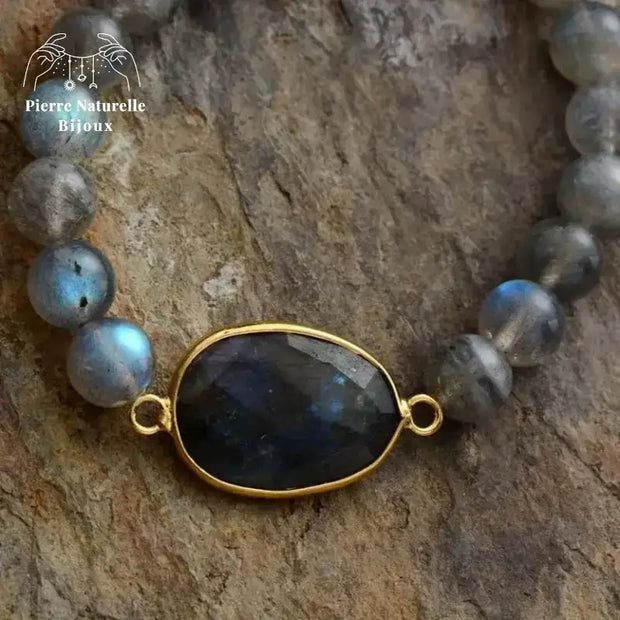 Bracelet "Stabilité intérieure" en Labradorite | Bracelets | pierre naturelle bijoux