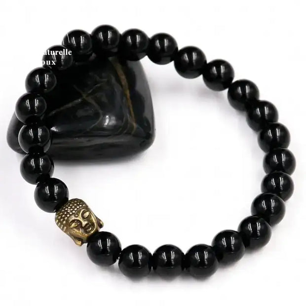 Bracelet duo "Moires" en Onyx | Bracelets | pierre naturelle bijoux