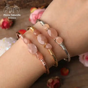 Bracelet cuivre en Pierre de soleil | Bracelets | pierre naturelle bijoux