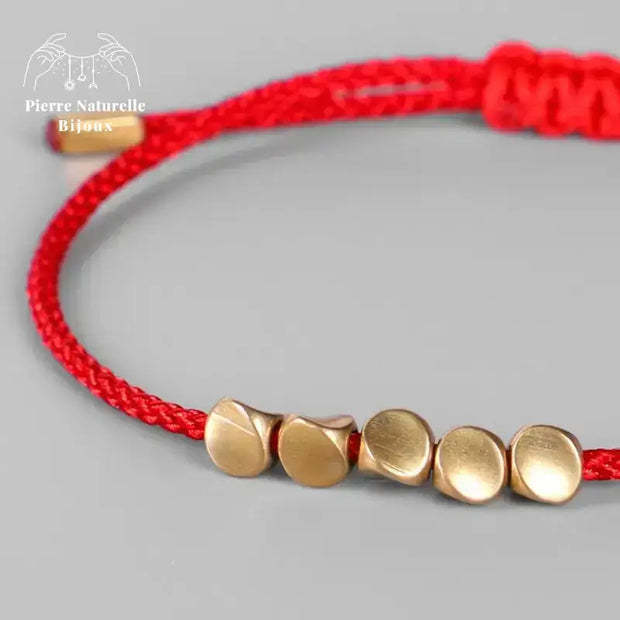 Bracelet tibétain "Porte-bonheur" en cuivre | Bracelets | pierre naturelle bijoux