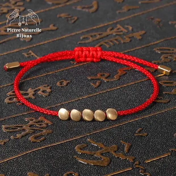Bracelet tibétain "Porte-bonheur" en cuivre | Bracelets | pierre naturelle bijoux