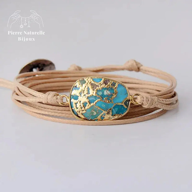 Bracelet "Euphonie" en Turquoise | Bracelets | pierre naturelle bijoux