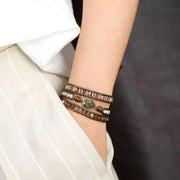 Bracelet wrap en Labradorite | Bracelets | pierre naturelle bijoux
