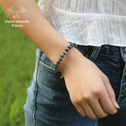 Bracelet wrap "Nuance" en Labradorite | Bracelets | pierre naturelle bijoux