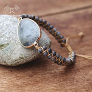 Bracelet wrap "Refuge" en Labradorite | Bracelets | pierre naturelle bijoux