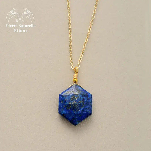 Collier en Améthyste / Lapis-lazuli | Colliers | pierre naturelle bijoux