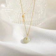 Collier "Phénix" en Jade | Colliers | pierre naturelle bijoux
