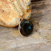Collier "Aurore" en Labradorite | Colliers | pierre naturelle bijoux
