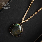 Collier "Aurore" en Labradorite | Colliers | pierre naturelle bijoux