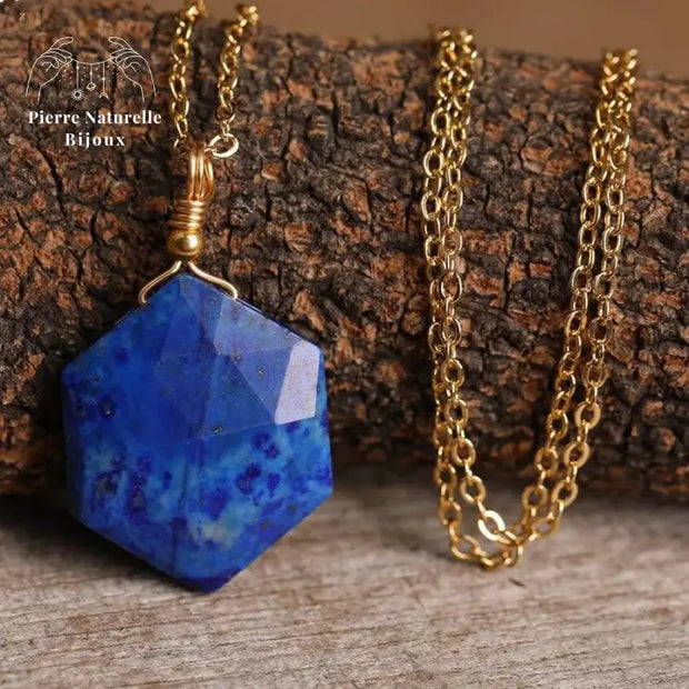 Collier en Lapis-lazuli | Colliers | pierre naturelle bijoux