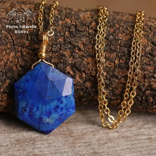 Collier en Lapis-lazuli | Colliers | pierre naturelle bijoux
