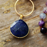 Collier en Lapis-Lazuli et Fluorite | Colliers | pierre naturelle bijoux