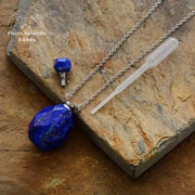 Collier diffuseur de parfum en Lapis-lazuli
