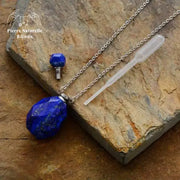 Collier diffuseur de parfum en Lapis-lazuli