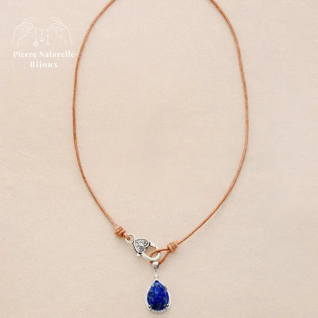 Collier "Royauté" en Lapis-Lazuli | Colliers | pierre naturelle bijoux