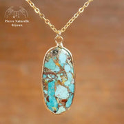 Collier en pierre Turquoise | Colliers | pierre naturelle bijoux