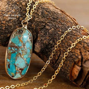 Collier en pierre Turquoise | Colliers | pierre naturelle bijoux